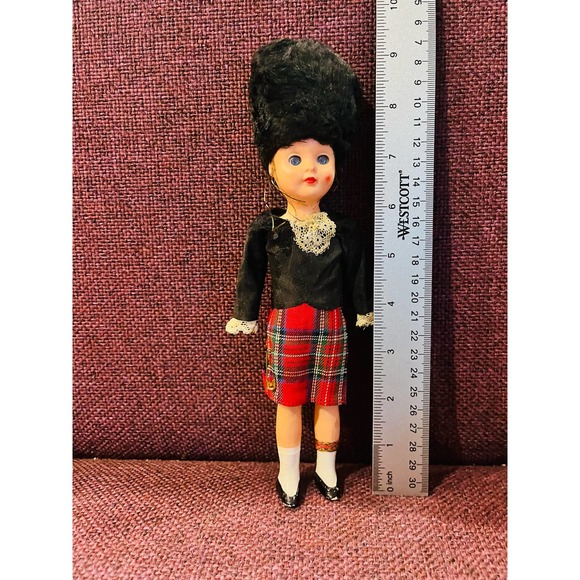 Vintage Hard Plastic Scottish Costume Doll Guard... - Picture 2 of 6